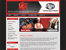 Tablet Screenshot of nmworkwear.com.au